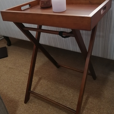 Mesa plegable desayunadora