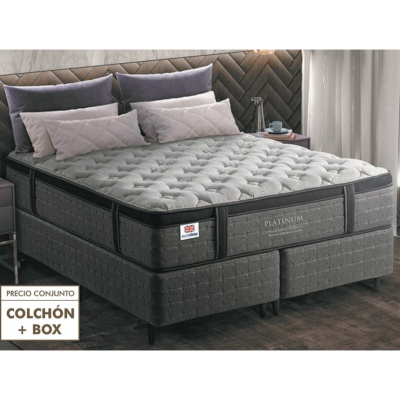 Conjunto sommier PLATINUM  160 x 200 (QUEEN)