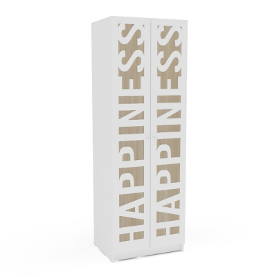 Placard HAPPINESS  60 x 46 x 180 alt.  