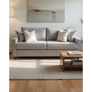 Sofá Sillón 3 Cuerpos Dakota (tela Rustica Easyclean)