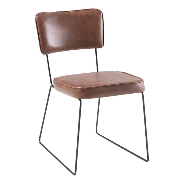 Silla Living Comedor Rio Estructura Metalica - Imagen 5