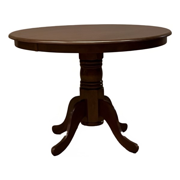 Mesa De Living Comedor Circular Sue Madera Maciza Natural - Imagen 8