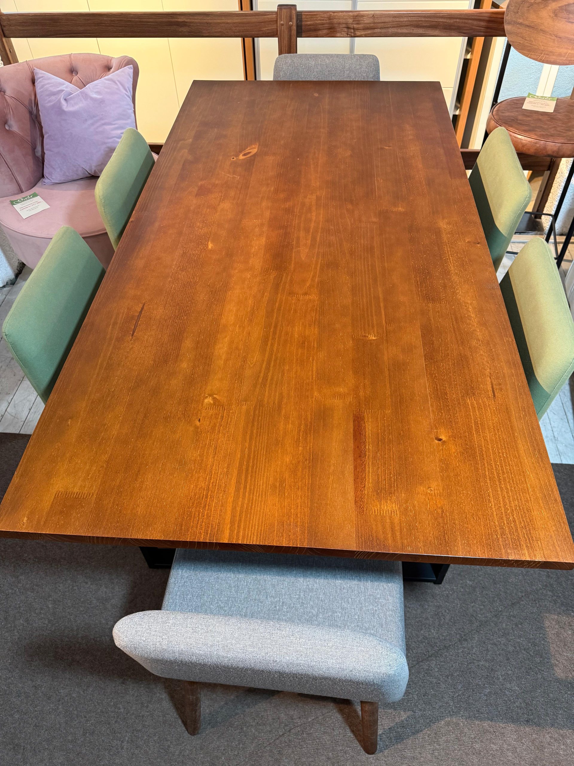 Juego De Comedor Escocia Madera Maciza De Pino Brasil. - Imagen 3