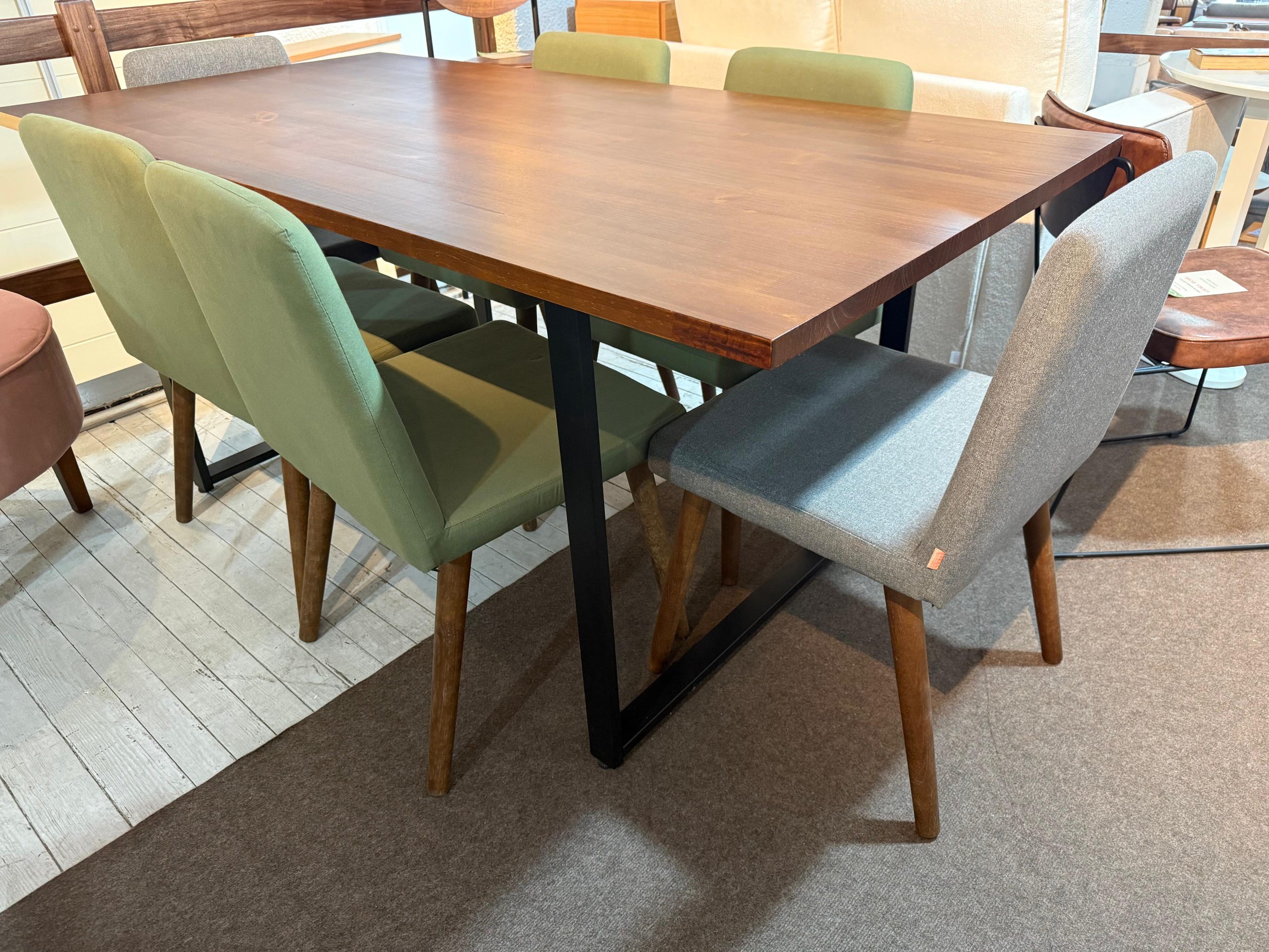 Juego De Comedor Escocia Madera Maciza De Pino Brasil. - Imagen 4
