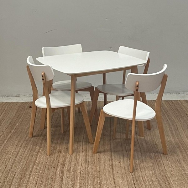 Juego De Comedor Living Juliana 4 Sillas