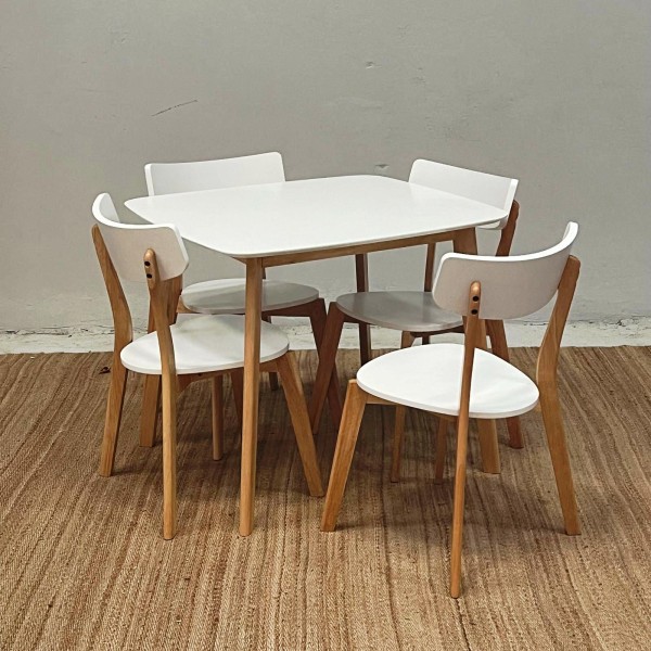 Juego De Comedor Living Juliana 4 Sillas - Imagen 3