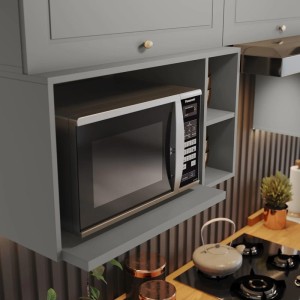 Aéreo para microondas cocina línea americana