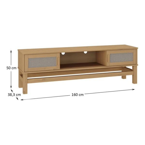 Rack Para Tv 2 Puertas Amadeo - Imagen 3