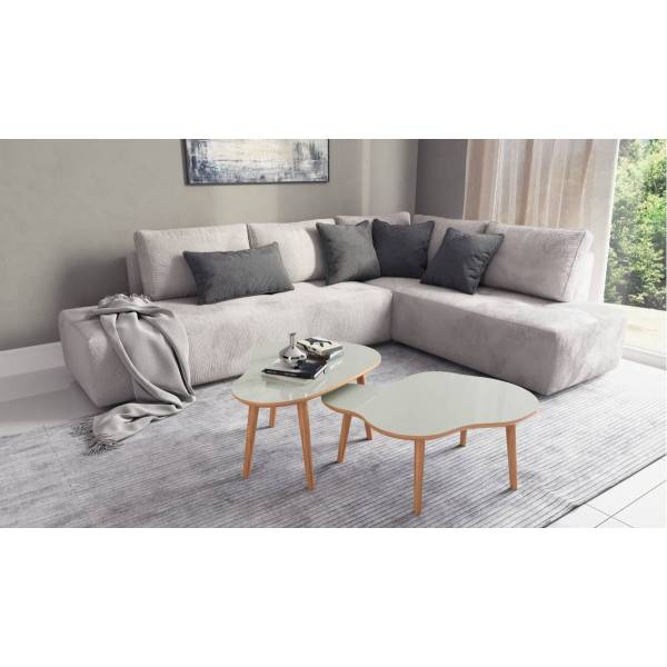 Set Mesa De Centro Natura Orgánica