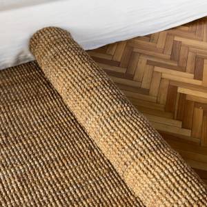 Alfombra de yute bouclé