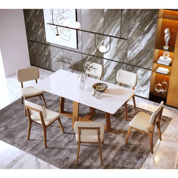 Mesa de comedor MONTCLAIR rectangular GRANDE - Imagen 5