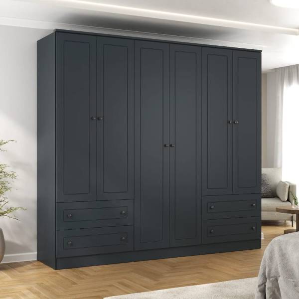 Placard ALICANTE 6 puertas 4 cajones - Imagen 6