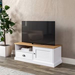 Rack para tv VALENCIA (1 puerta + 1 cajón)