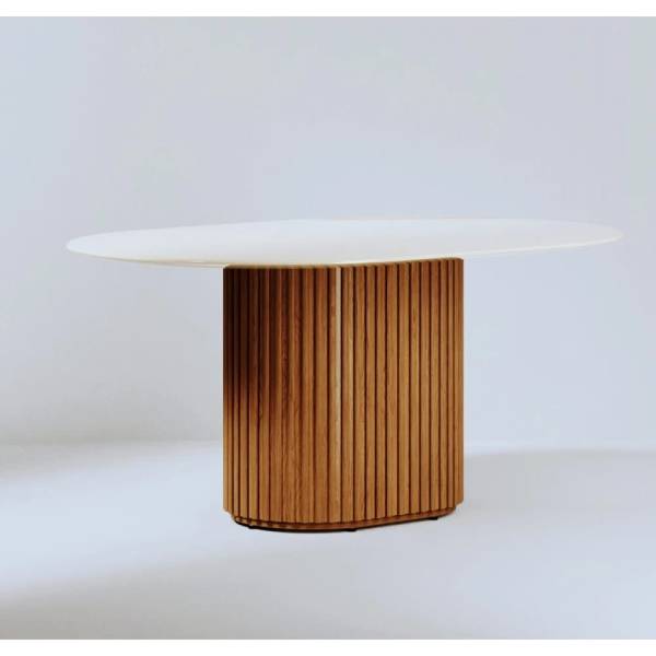 Mesa de comedor BORNEM oval - Imagen 3