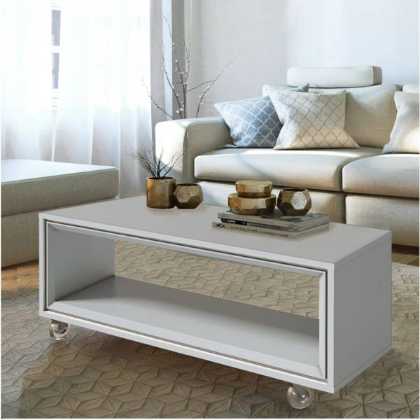 Mesa de centro CLIFTON con ruedas - Imagen 3