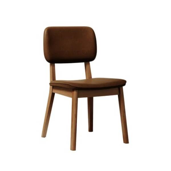 Silla New York classic Eco cuero chocolate