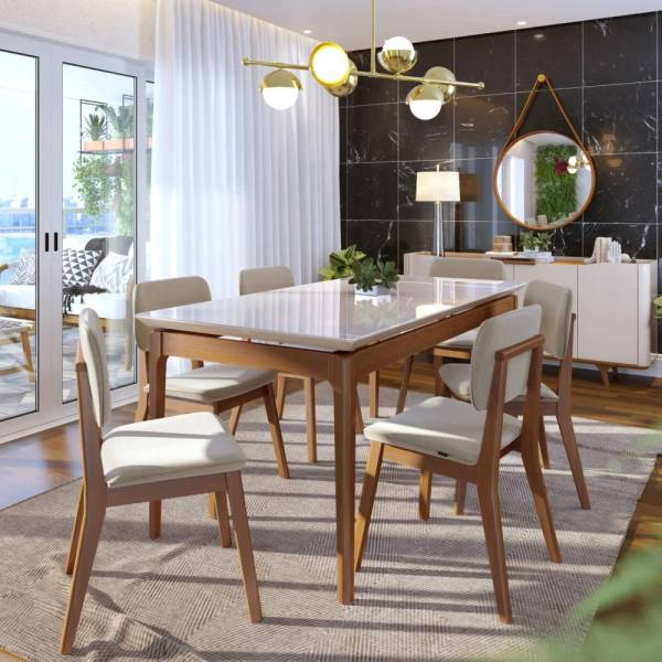 Mesa de comedor WAYNE GRANDE - Imagen 3