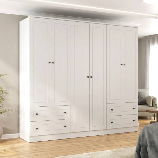 Placard ALICANTE 6 puertas 4 cajones