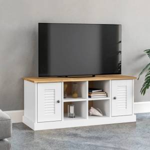 Rack para tv VALENCIA (2 puertas + 4 espacios)