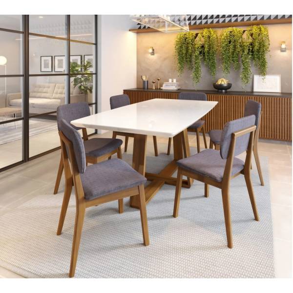 Mesa de comedor MONTCLAIR rectangular GRANDE - Imagen 4