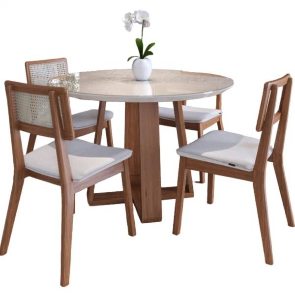 Mesa de comedor MONTCLAIR circular MEDIANA - Imagen 2