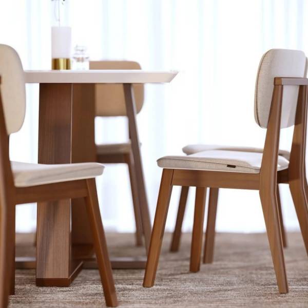 Silla New York classic Lino gris o crudo - Imagen 6