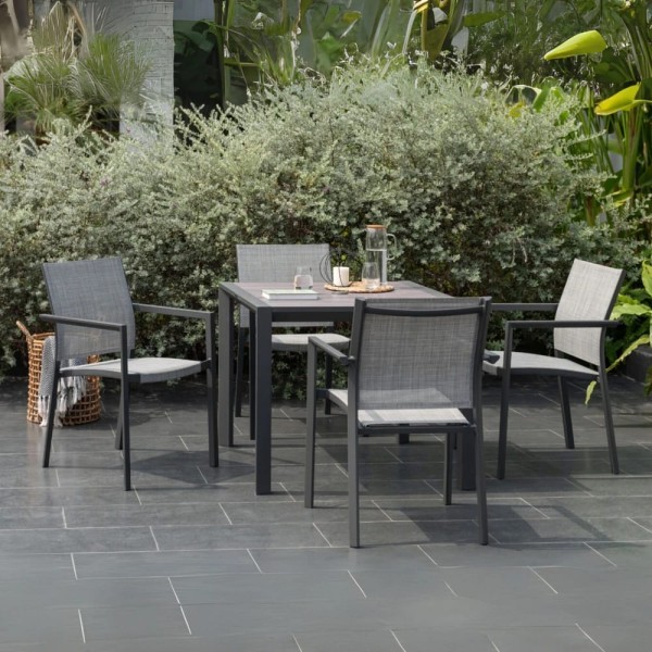 Comedor Saint Tropez 90 x 90 + 4 sillas