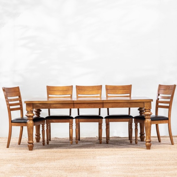 Comedor extensible LUCIO con 8 sillas - Imagen 2