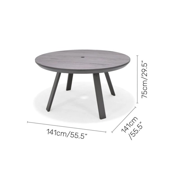 Mesa de comedor Saint Tropez 141 cm diámetro - Imagen 9