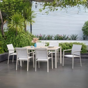 Comedor Saint Tropez rectangular + 6 sillas