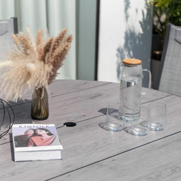 Comedor Saint Tropez circular grande + 6 sillas - Imagen 3