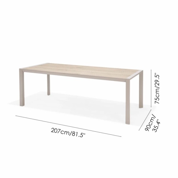 Mesa de comedor Saint Tropez 90 x 207 - Imagen 10