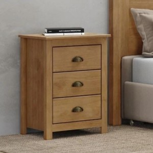 Mesas de luz en madera modelo Topazio (natural)