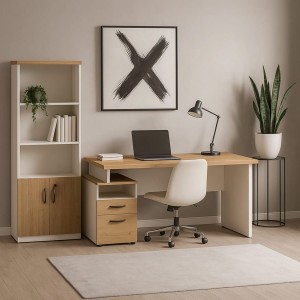 Escritorio con cajonera incorporada HAMBURGO