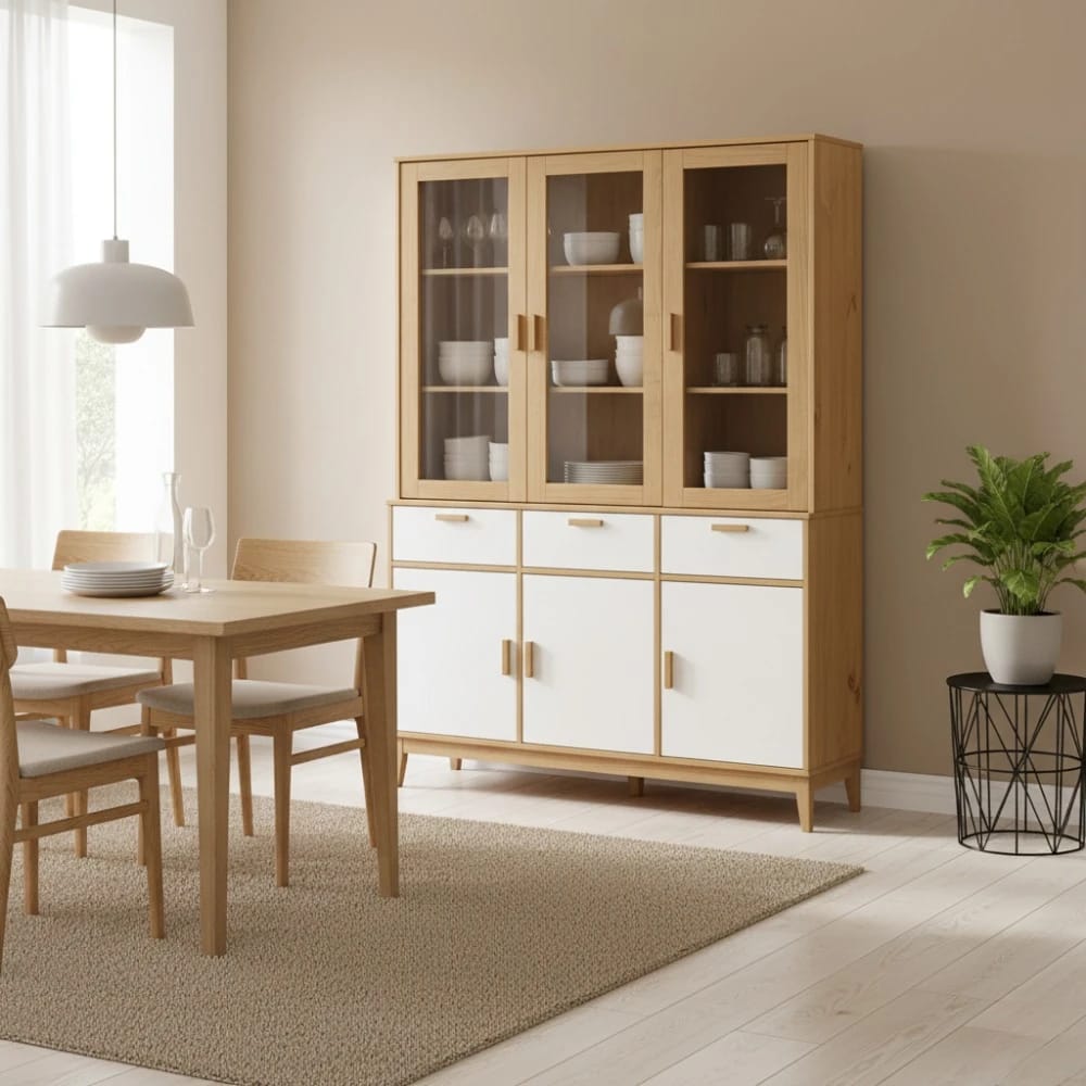 Cristalero en madera maciza GRECIA - Imagen 4