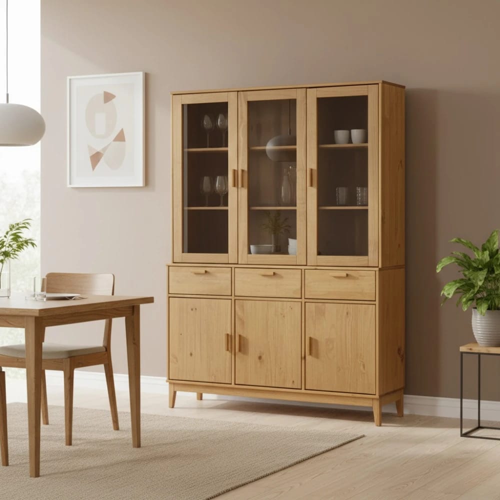 Cristalero en madera maciza GRECIA - Imagen 6