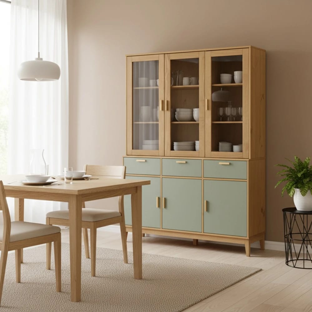 Cristalero en madera maciza GRECIA - Imagen 9