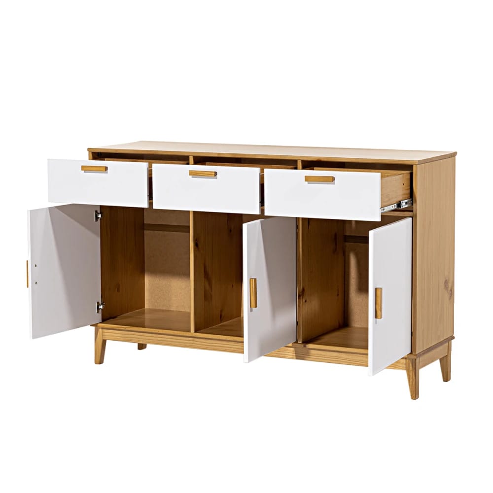 Aparador bajo en madera maciza GRECIA - Imagen 3