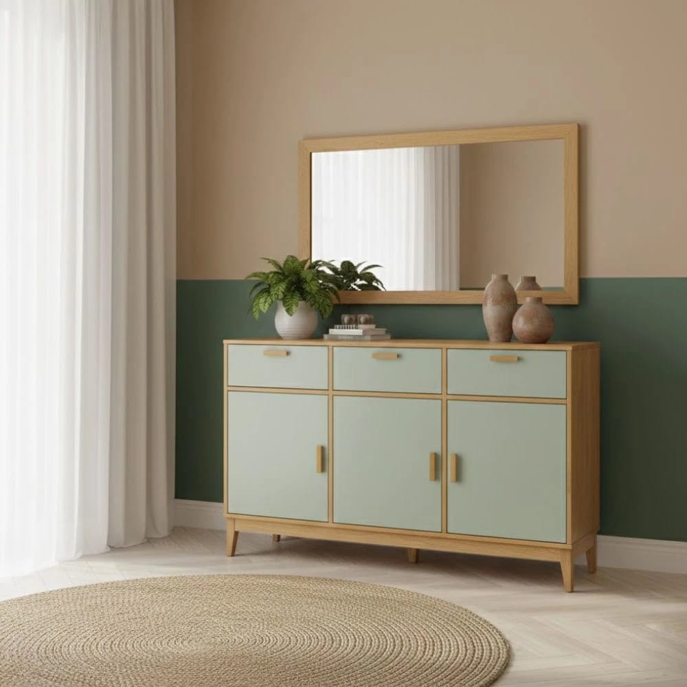 Aparador bajo en madera maciza GRECIA - Imagen 7