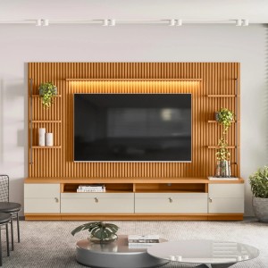 Modular para TV Oruro + 2 paneles laterales