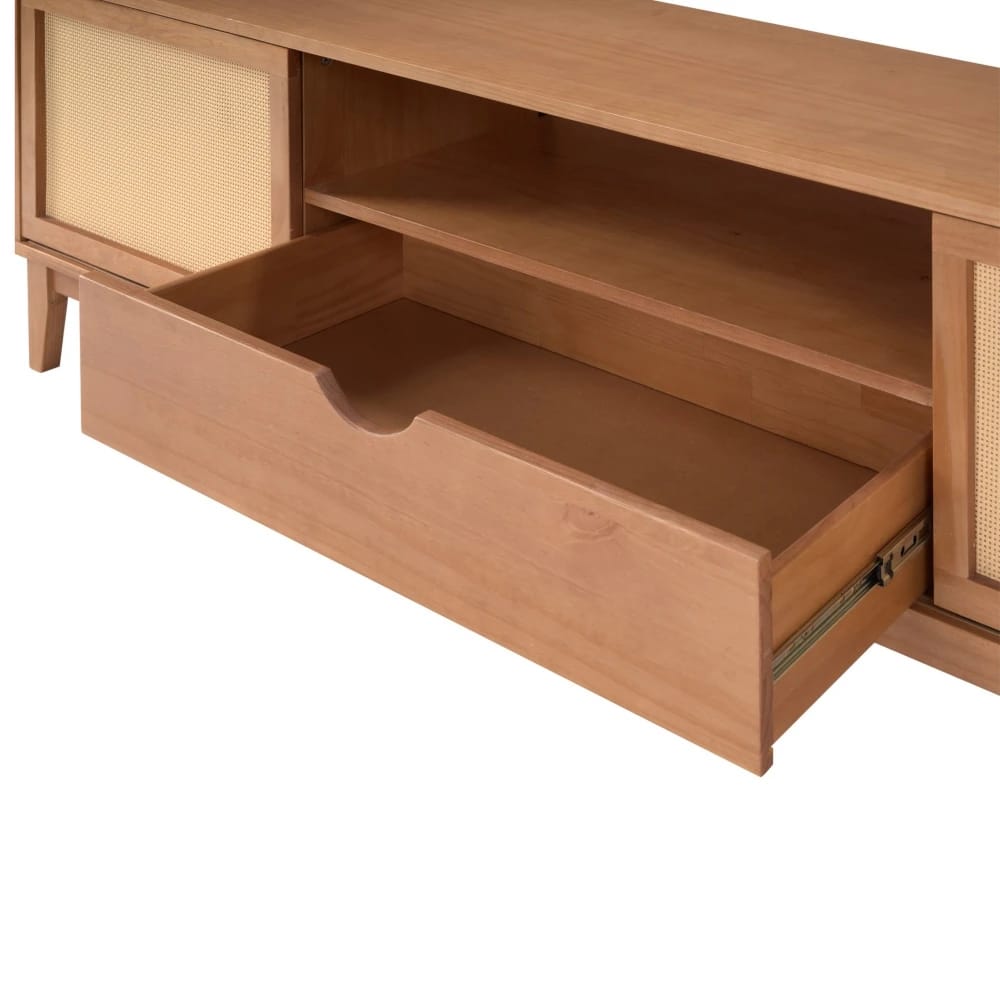 Rack para TV 2 puertas 1 Cajón 1.9 - Uruguay oak. - Imagen 3