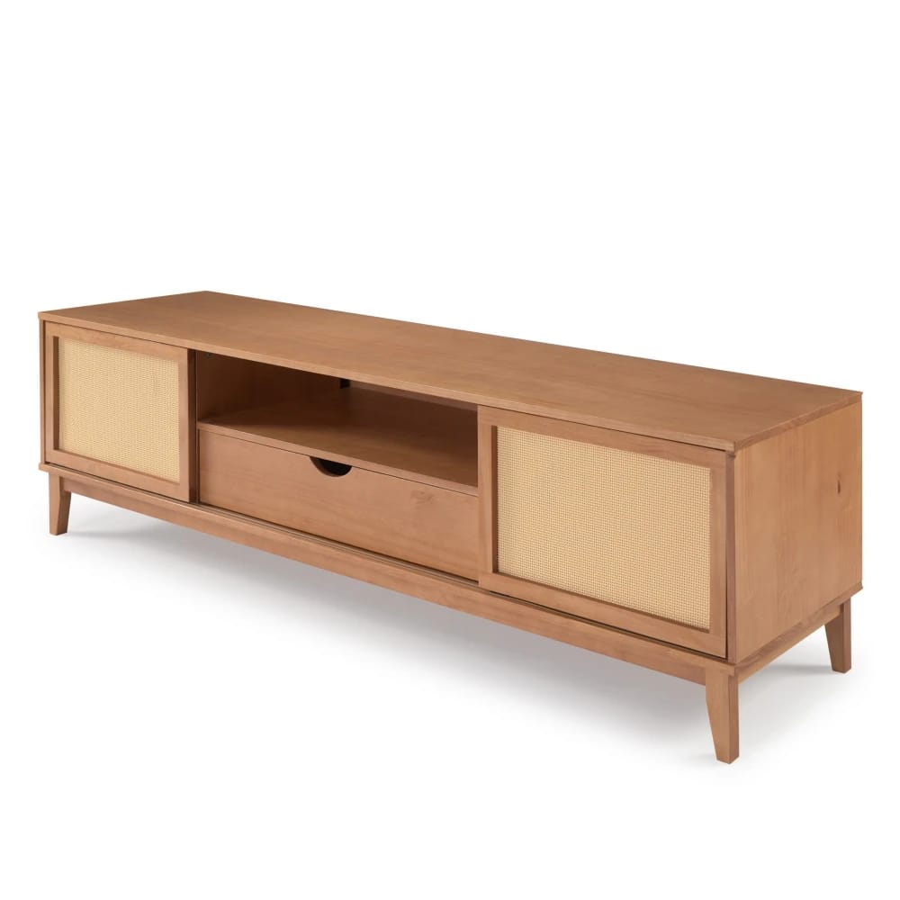 Rack para TV 2 puertas 1 Cajón 1.9 - Uruguay oak. - Imagen 2